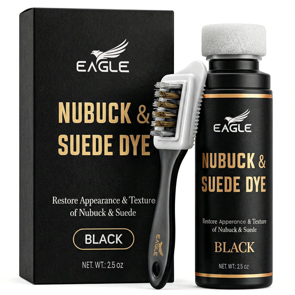 Eagle Nubuck and Suede Dye Black