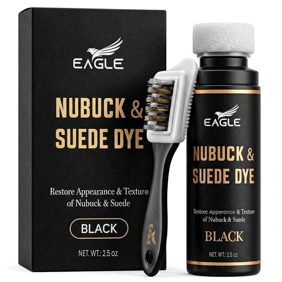Eagle Nubuck and Suede Dye Black