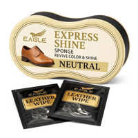 Eagle Shoe Shine Sponge Kit - Neutral