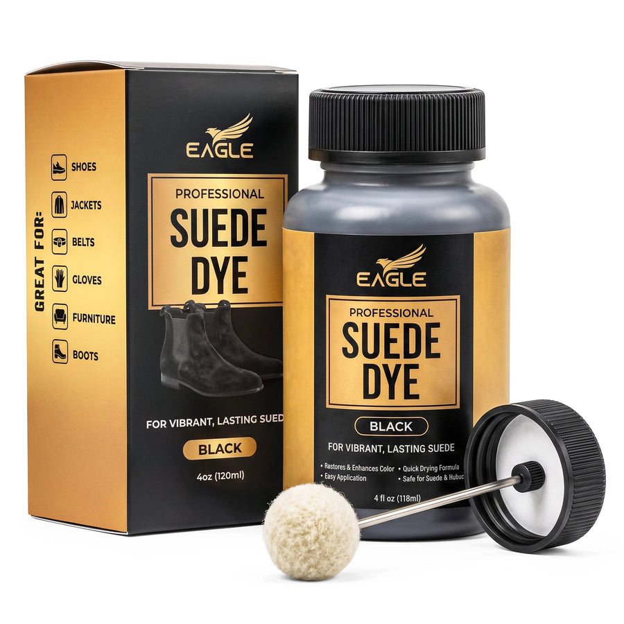 Eagle Suede Color Restorer with Built-in Applicator - Black