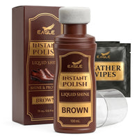 Eagle Instant Liquid Shine Polish Kit - Brown
