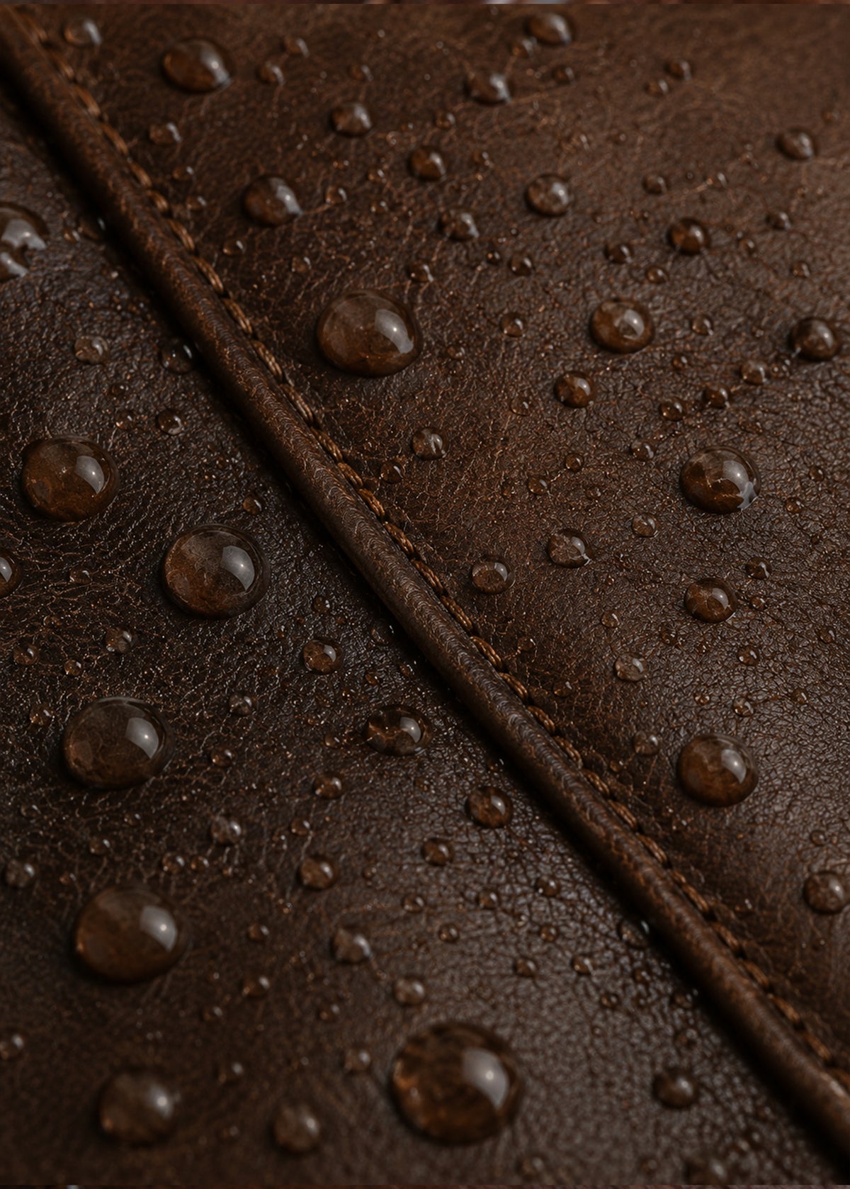 Conditioner worked into boot leather